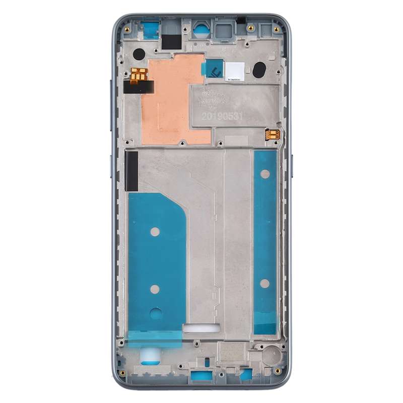 Middle Frame Bezel Plate for Nokia 7.2 / 6.2 / TA-1196 TA-1198 TA-1200 TA-1187 TA-1201 (Black)