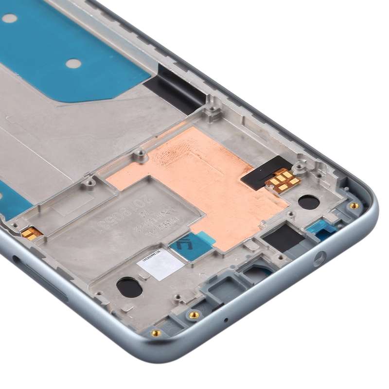 Middle Frame Bezel Plate for Nokia 7.2 / 6.2 / TA-1196 TA-1198 TA-1200 TA-1187 TA-1201 (Black)