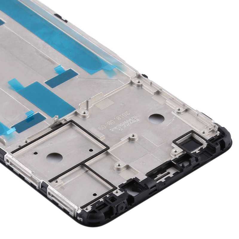 Middle Frame Bezel Plate for Nokia 3.1 Plus TA-1118 TA-1104 TA-1125 TA-1117 TA-1113 TA-1115 (Black)