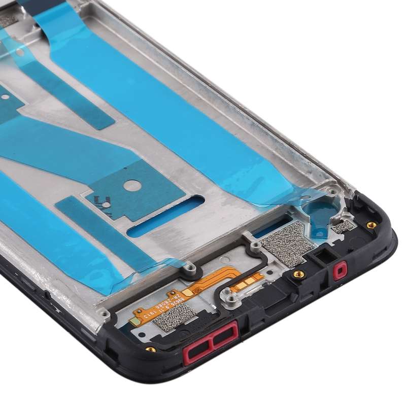 Middle Frame Bezel Plate for Nokia 3.2 TA-1156 TA-1159 TA-1164(Black)