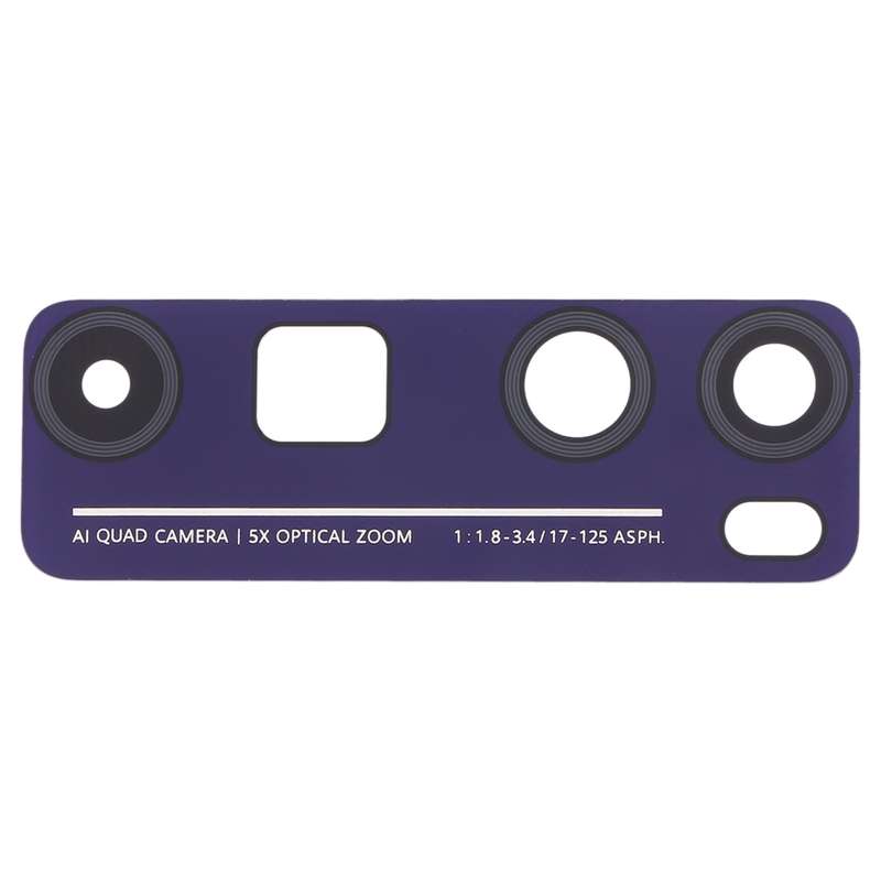 For Huawei Nova 7 Pro 5G 10pcs Back Camera Lens (Black)
