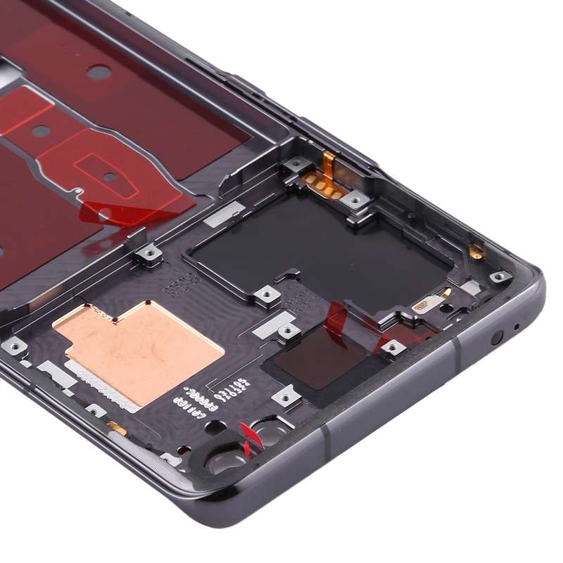 Original Middle Frame Bezel Plate for Huawei Honor 30 Pro(Black)