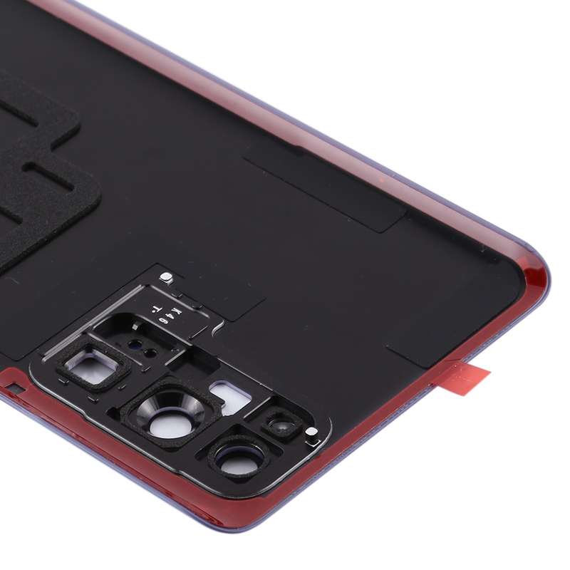 Original Battery Back Cover with Camera Lens Cover for Huawei Honor 30 Pro(Black)