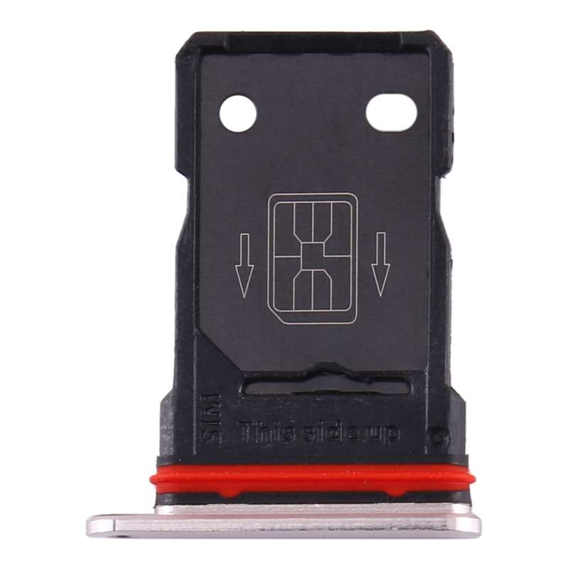 For OnePlus 8 Original SIM Card Tray (Silver)