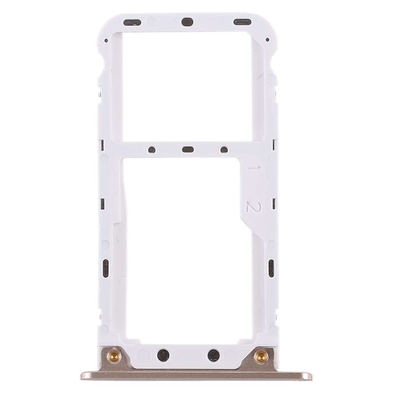 2 SIM Card Tray / Micro SD Card Tray for Xiaomi Redmi 5 Plus(Black)