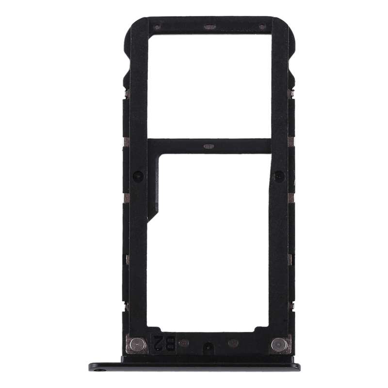 2 SIM Card Tray / Micro SD Card Tray for Xiaomi Redmi Note 5(Black)