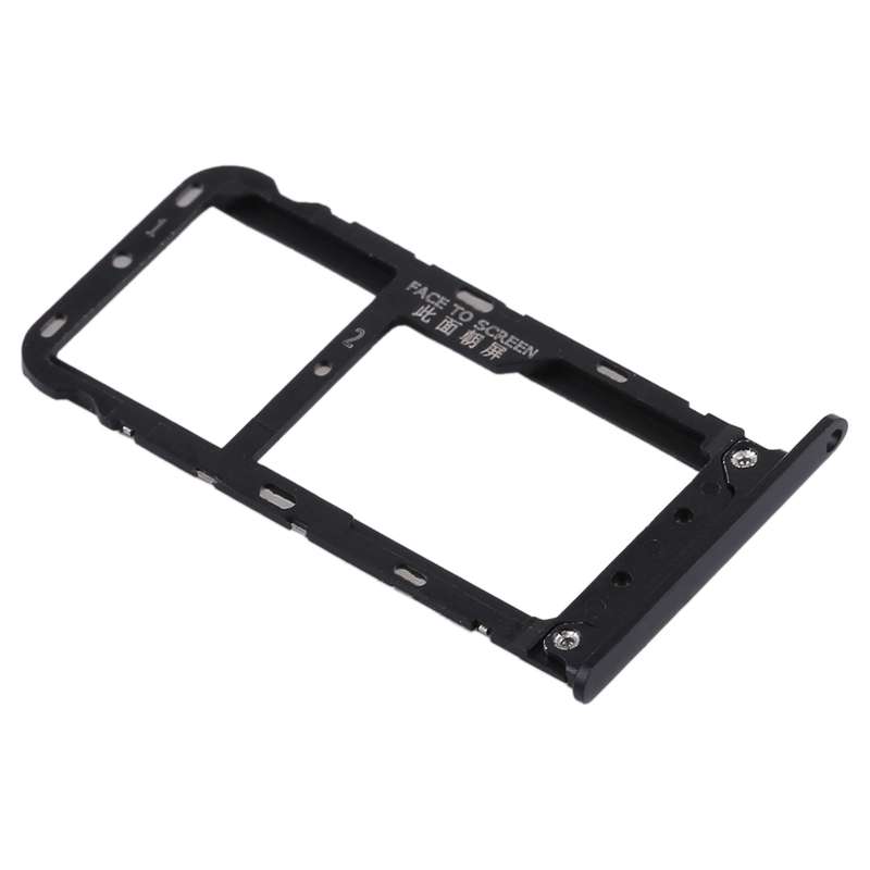 2 SIM Card Tray / Micro SD Card Tray for Xiaomi Redmi Note 5(Black)