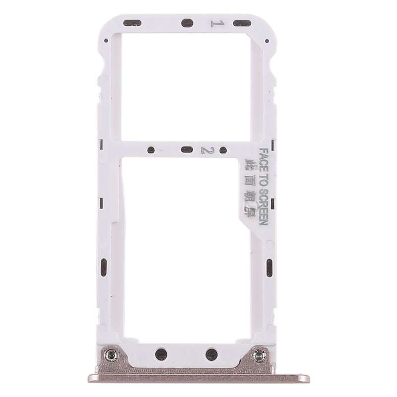 2 SIM Card Tray / Micro SD Card Tray for Xiaomi Redmi Note 5(Black)