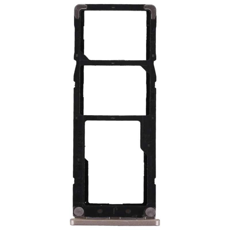 2 SIM Card Tray + Micro SD Card Tray for Xiaomi Redmi Note 5A(Grey)