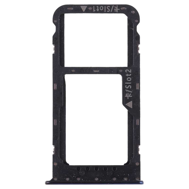 SIM Card Tray + SIM Card Tray / Micro SD Card Tray for Huawei Honor V9 Play (Black)