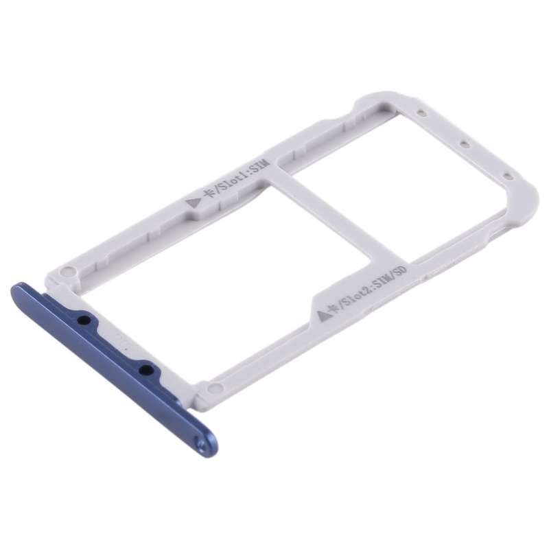 SIM Card Tray + SIM Card Tray / Micro SD Card Tray for Huawei Honor V9 (Black)