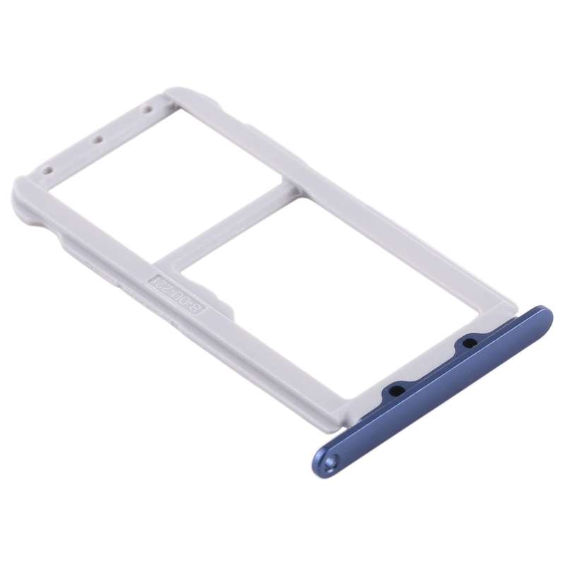 SIM Card Tray + SIM Card Tray / Micro SD Card Tray for Huawei Honor V9 (Blue)