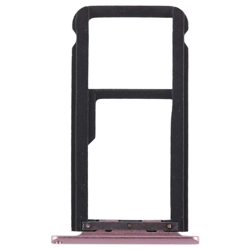 SIM Card Tray + SIM Card Tray / Micro SD Card Tray for Huawei Enjoy 6s (Pink)