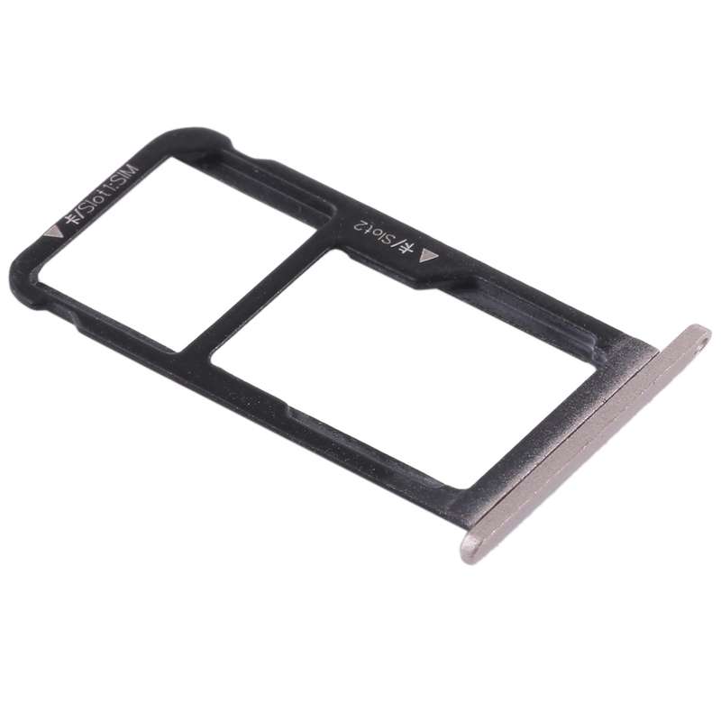 SIM Card Tray + SIM Card Tray / Micro SD Card Tray for Huawei Enjoy 6s (Pink)