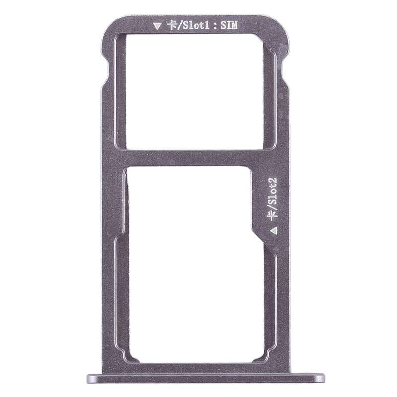 SIM Card Tray + SIM Card Tray / Micro SD Card for Huawei G9 Plus (Silver)