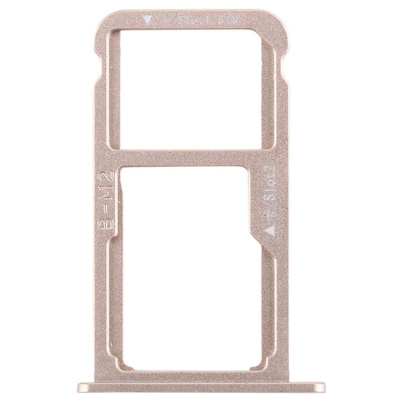 SIM Card Tray + SIM Card Tray / Micro SD Card for Huawei G9 Plus (Silver)