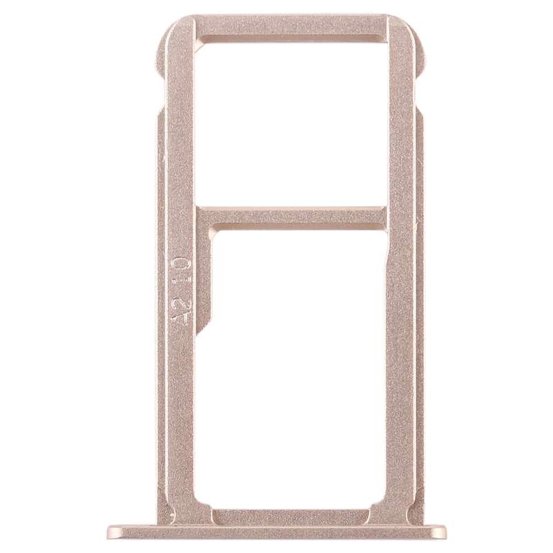 SIM Card Tray + SIM Card Tray / Micro SD Card for Huawei G9 Plus (Silver)