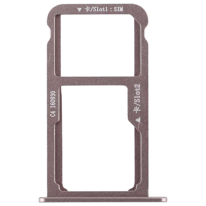 SIM Card Tray + SIM Card Tray / Micro SD Card for Huawei G9 Plus (Silver)