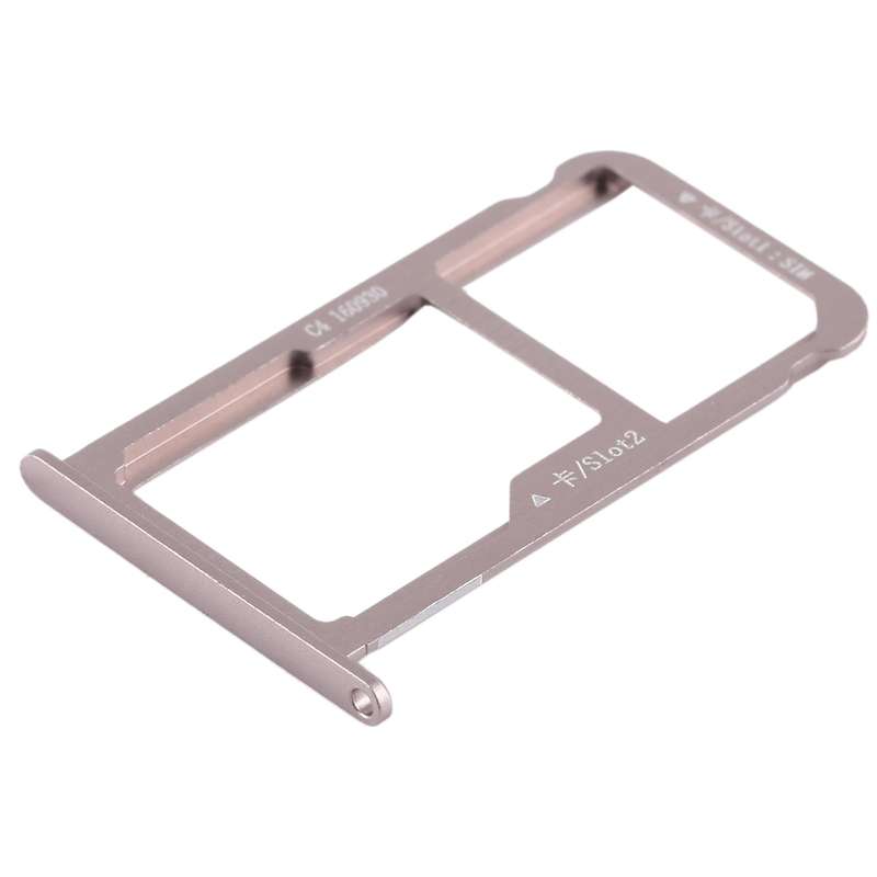 SIM Card Tray + SIM Card Tray / Micro SD Card for Huawei G9 Plus (Silver)