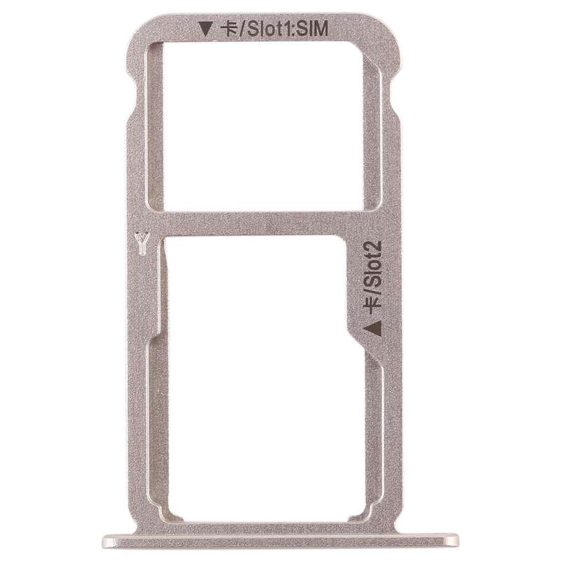 SIM Card Tray + SIM Card Tray / Micro SD Card for Huawei Honor 8 (Pink)