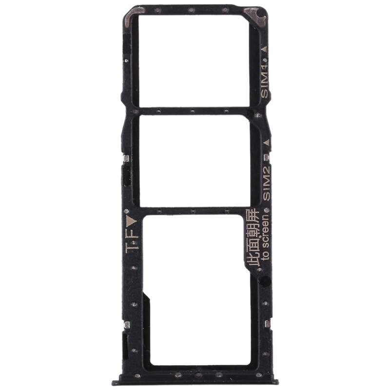 2 SIM Card Tray + Micro SD Card Tray for Huawei Enjoy 8 Plus(Blue)
