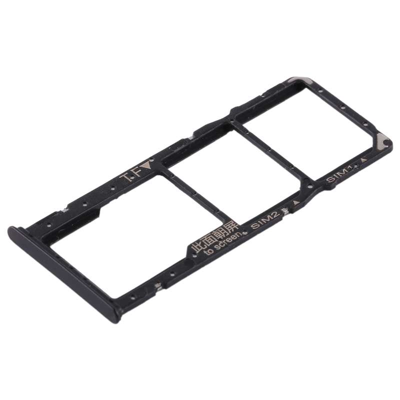2 SIM Card Tray + Micro SD Card Tray for Huawei Enjoy 8 Plus(Blue)