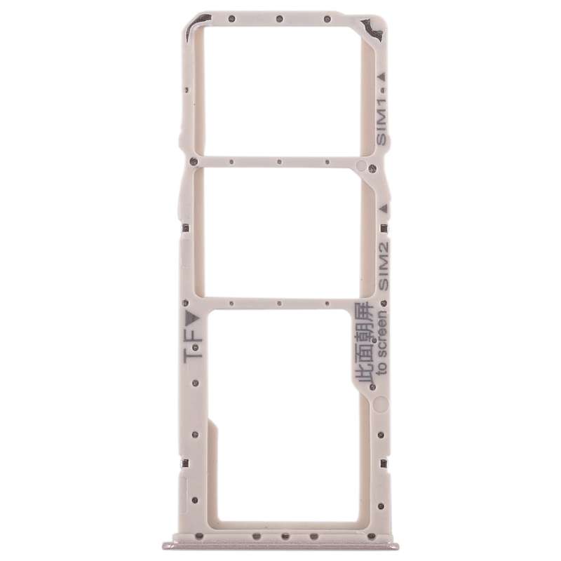 2 SIM Card Tray + Micro SD Card Tray for Huawei Enjoy 8 Plus(Blue)