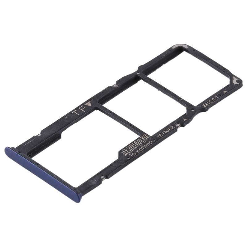 SIM Card Tray + SIM Card Tray for Huawei P20 (Blue)