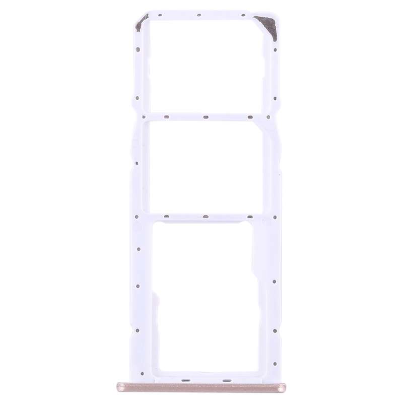 2 SIM Card Tray + Micro SD Card Tray for Huawei Honor Play 7C(Gold)