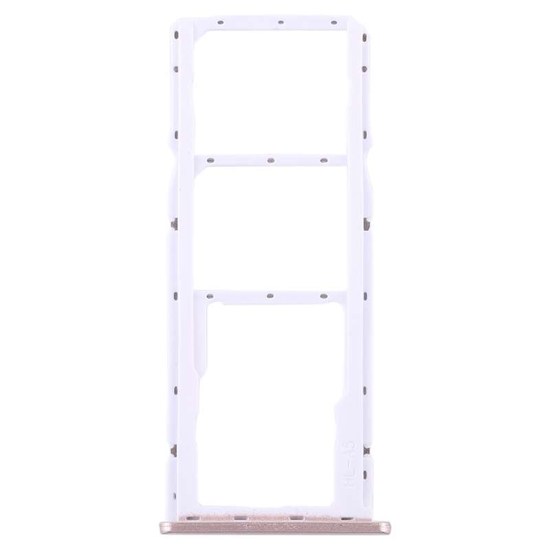 2 SIM Card Tray + Micro SD Card Tray for Huawei Honor Play 7C(Gold)