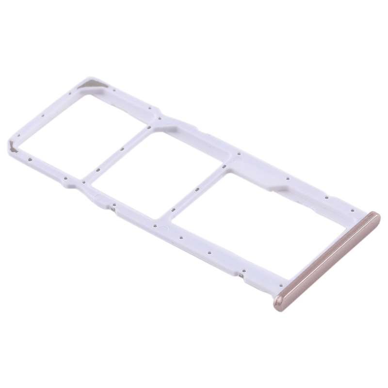 2 SIM Card Tray + Micro SD Card Tray for Huawei Honor Play 7C(Gold)