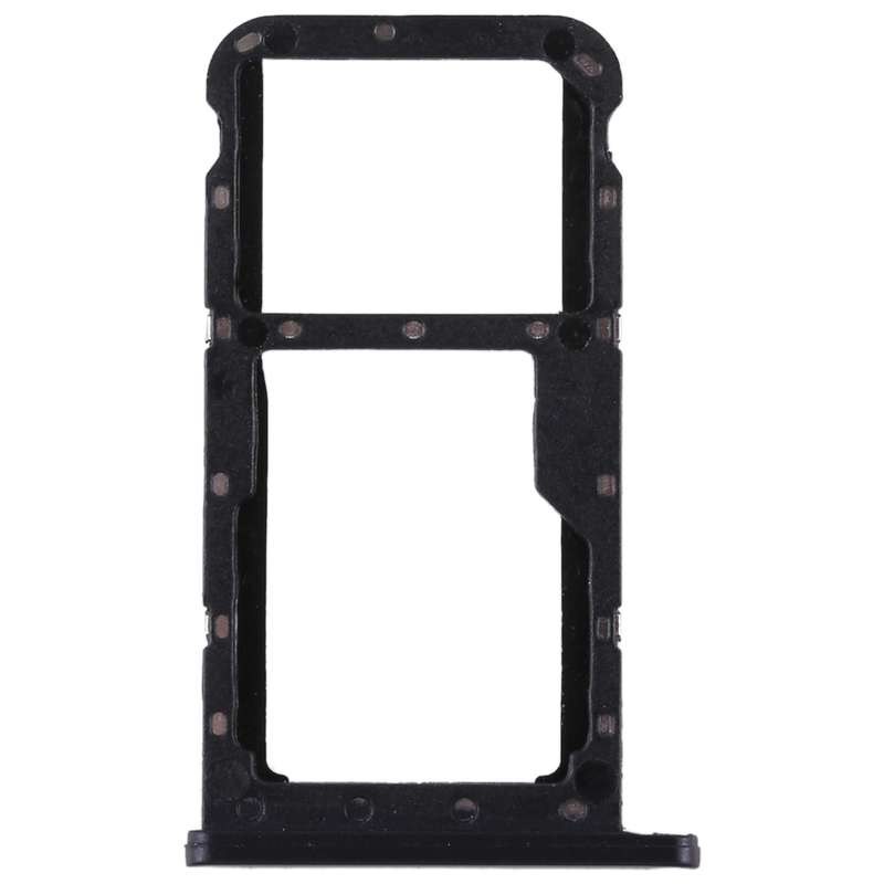 SIM Card Tray + SIM Card Tray / Micro SD Card for Huawei P20 Lite / Nova 3e (Black)