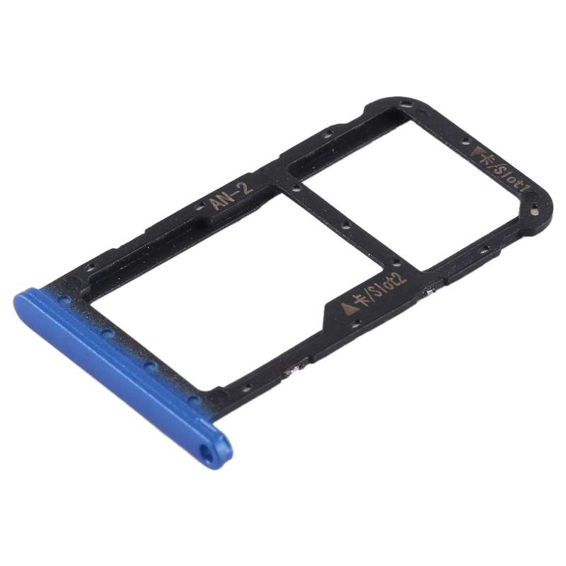SIM Card Tray + SIM Card Tray / Micro SD Card for Huawei P20 Lite / Nova 3e (Black)