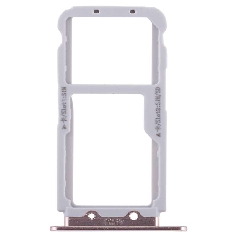 2 SIM Card Tray / Micro SD Card Tray for Huawei Nova 2s(Red)