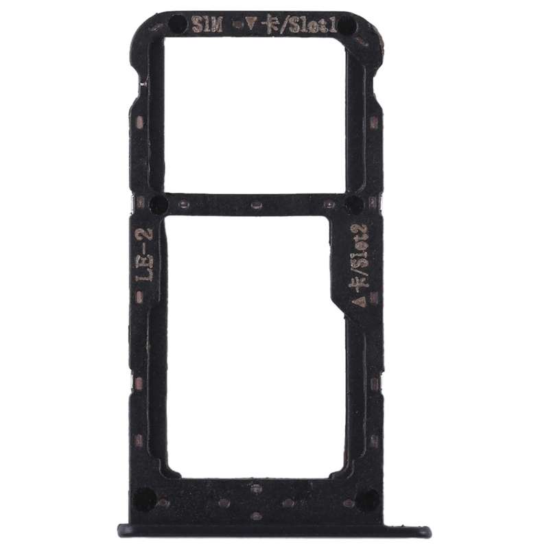 SIM Card Tray + SIM Card Tray / Micro SD Card for Huawei Honor 9 Lite(Black)