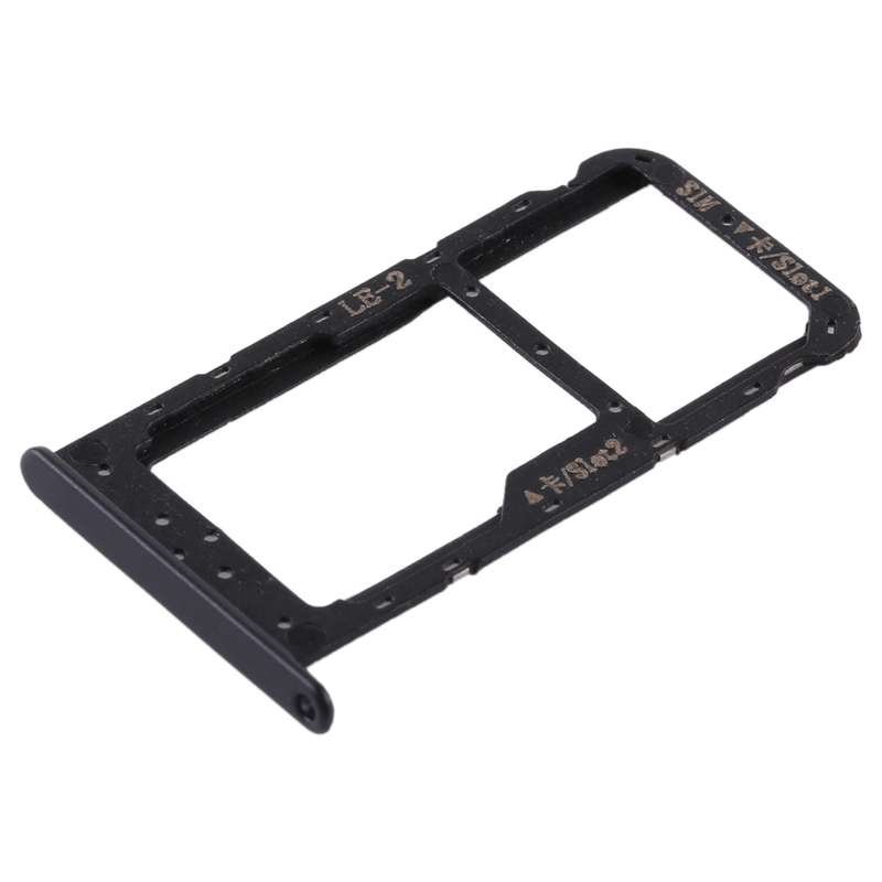 SIM Card Tray + SIM Card Tray / Micro SD Card for Huawei Honor 9 Lite(Black)