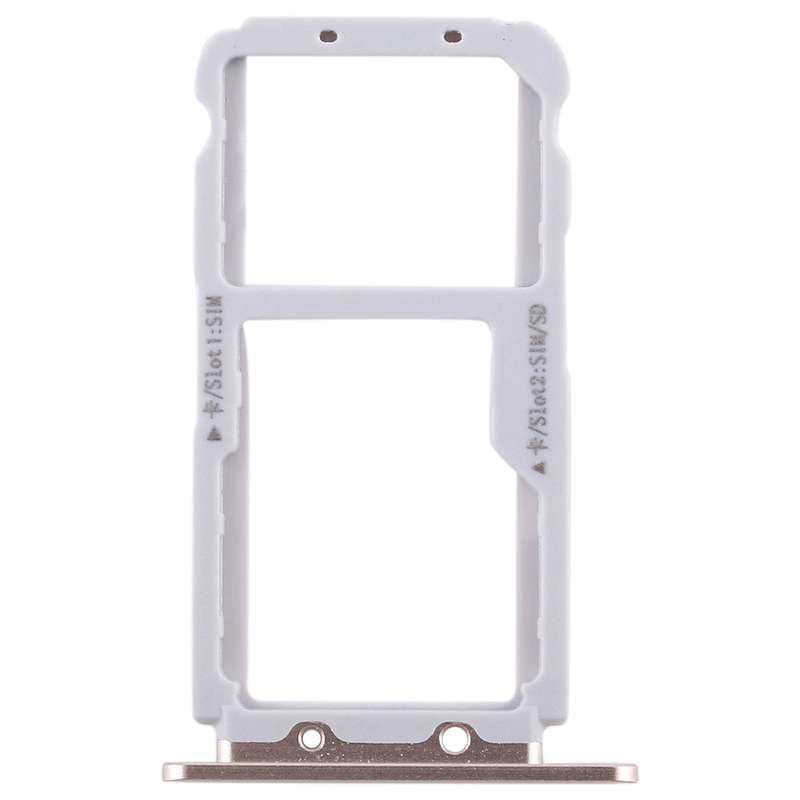 SIM Card Tray + SIM Card Tray / Micro SD Card for Huawei Honor View 10 / V10(Red)