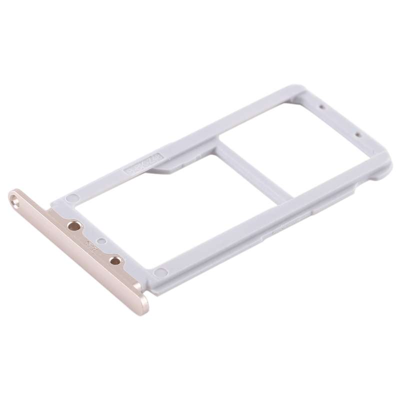 SIM Card Tray + SIM Card Tray / Micro SD Card for Huawei Honor View 10 / V10(Red)