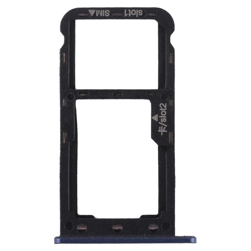 SIM Card Tray + SIM Card Tray / Micro SD Card for Huawei Enjoy 7 (Silver)