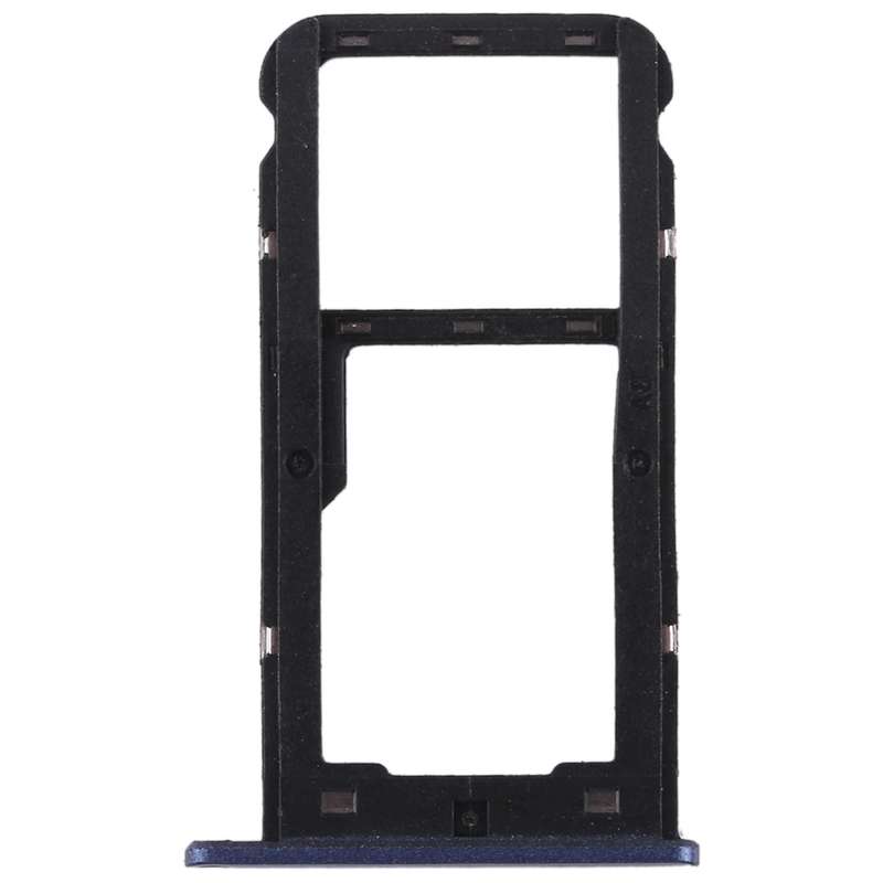 SIM Card Tray + SIM Card Tray / Micro SD Card for Huawei Enjoy 7 (Silver)