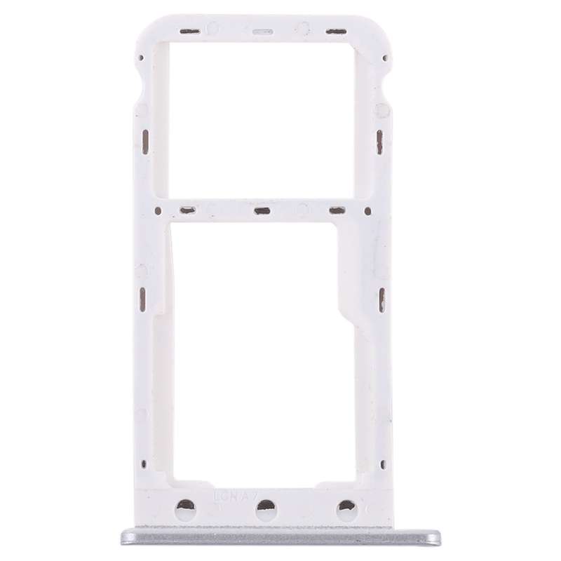 SIM Card Tray + SIM Card Tray / Micro SD Card for Huawei Enjoy 7 (Silver)