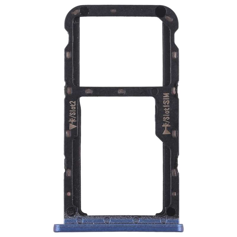 SIM Card Tray + SIM Card Tray / Micro SD Card for Huawei Maimang 6(Black)