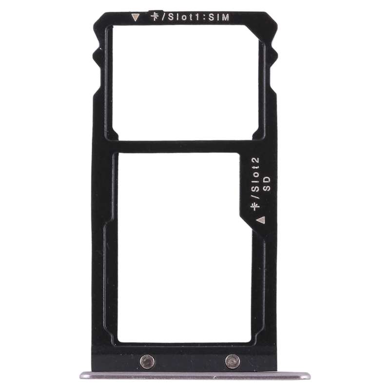 SIM Card Tray + SIM Card Tray / Micro SD Card for Huawei G8 (Silver)
