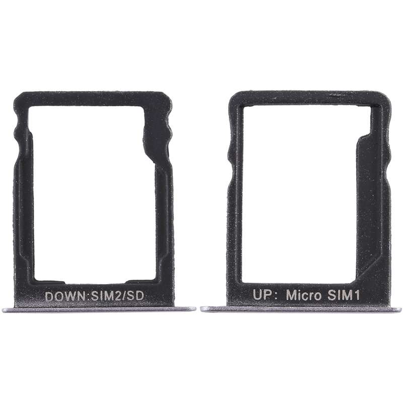 SIM Card Tray + SIM Card Tray / Micro SD Card for Huawei Enjoy 5s (Grey)