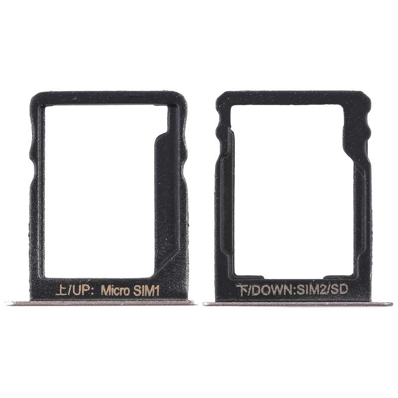 SIM Card Tray + SIM Card Tray / Micro SD Card for Huawei Enjoy 5s (Grey)