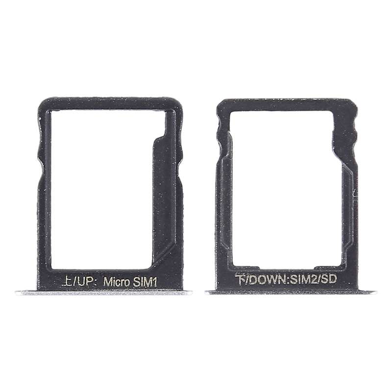 SIM Card Tray + SIM Card Tray / Micro SD Card for Huawei Enjoy 5s (Grey)