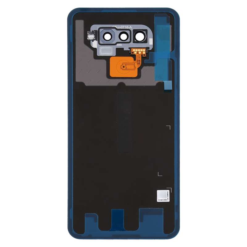 Original Battery Back Cover with Camera Lens Cover for LG Q70 / LM-Q730N(KR Version)(Black)