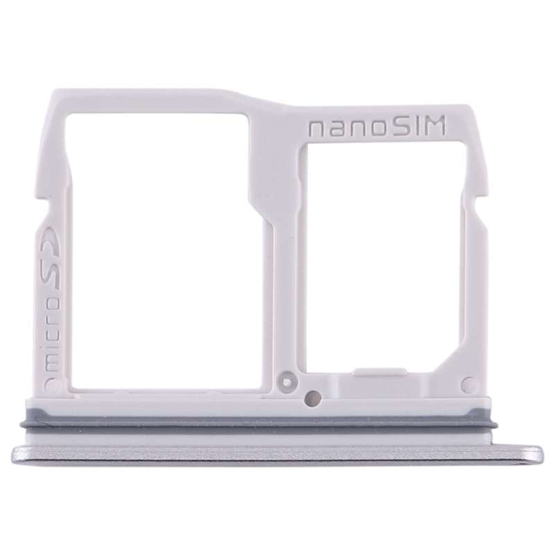 Nano SIM Card Tray + Micro SD Card Tray for LG Stylo 5 / Q720 LM-Q720MS LM-Q720TSW Q720CS (Black)