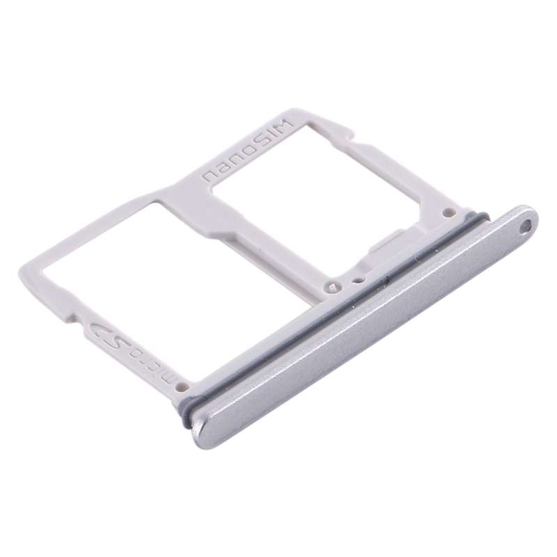 Nano SIM Card Tray + Micro SD Card Tray for LG Stylo 5 / Q720 LM-Q720MS LM-Q720TSW Q720CS (Black)