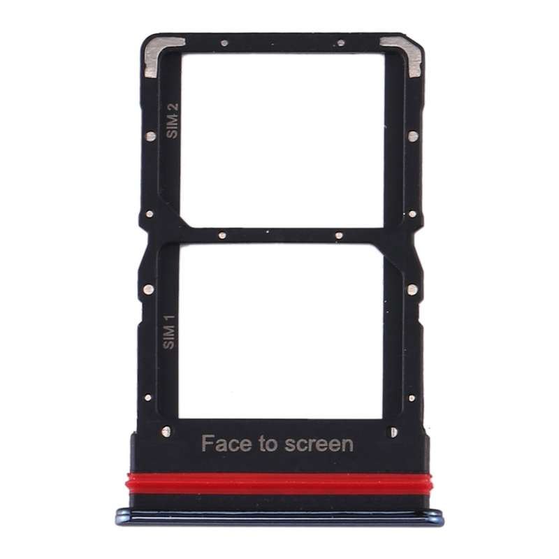 SIM Card Tray + SIM Card Tray for Xiaomi Mi 10 Lite 5G (Black)